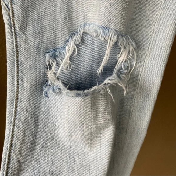 One Teaspoon Shabbies Drawstring Boyfriend Jeans - medium - Hustler Blue - Picture 11 of 14